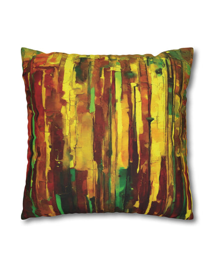 Striped Beta Spun Polyester Square Pillowcase, 14" x 14"