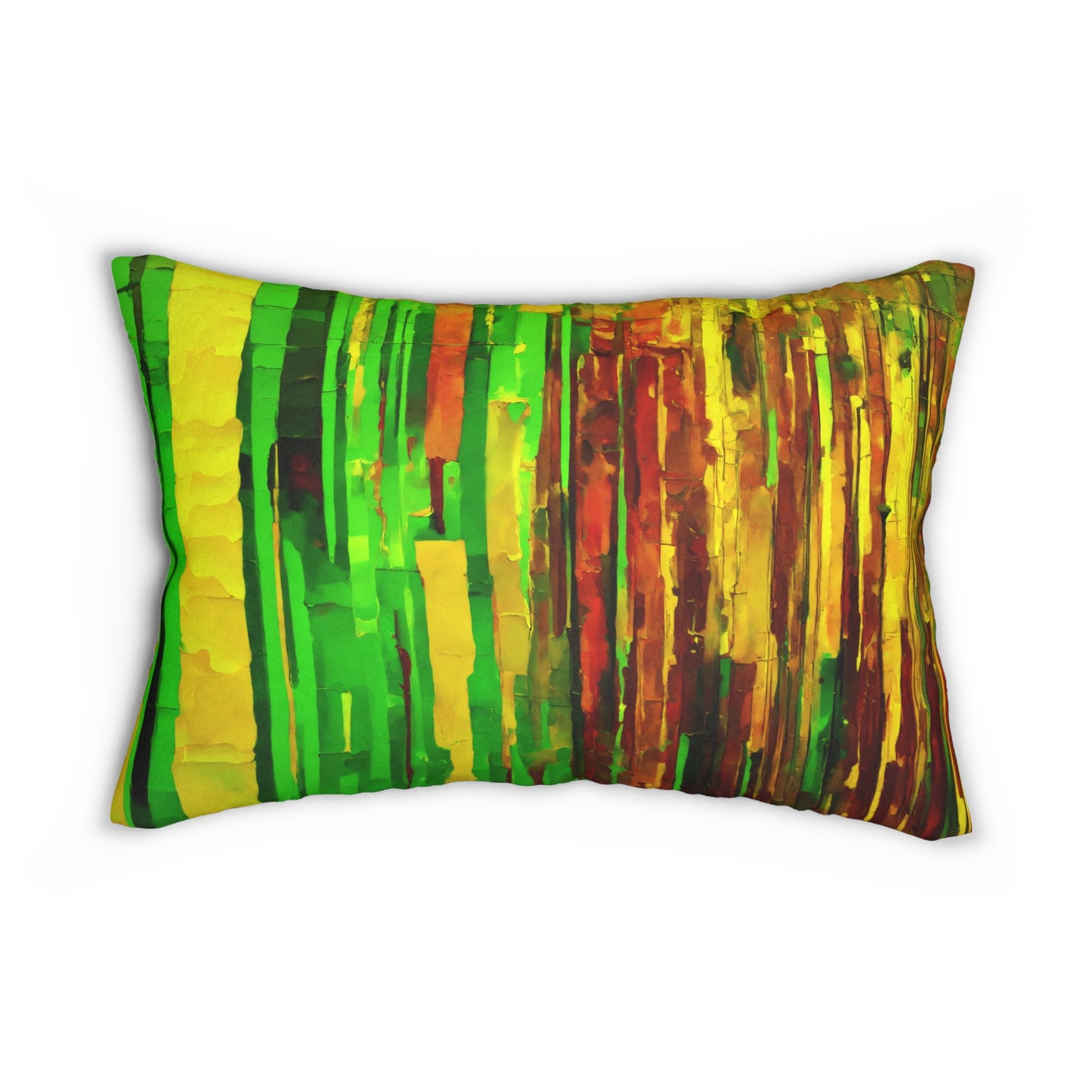 Striped Beta Spun Polyester Lumbar Pillow, 20" x 14"