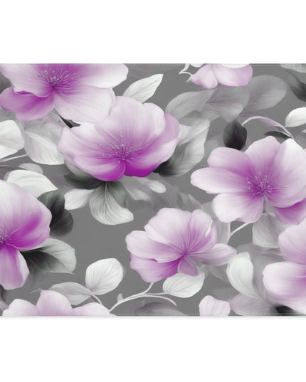Purple Blossom Floral Bunch Placemat, 1 pc