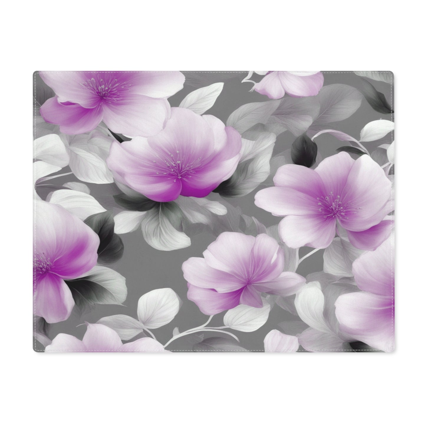 Purple Blossom Floral Bunch Placemat, 1 pc