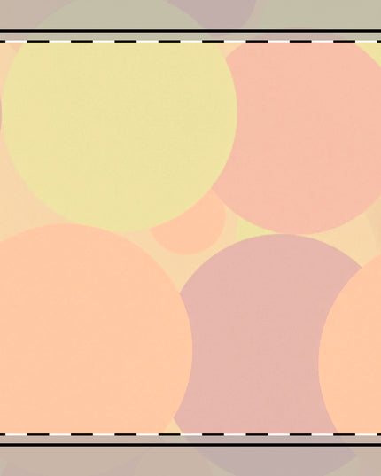 Pastel Hot Peach Patches Poly Twill Napkin, 10" x 10"