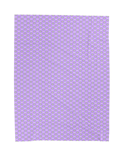 Lavender Star-crossed Bodies Velveteen Plush Blanket, 60" x 80"