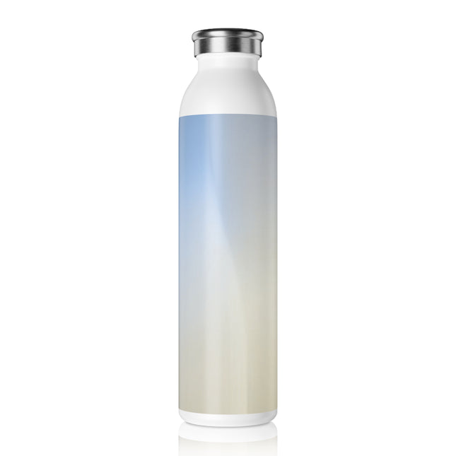 Cobalt Fade Slim Water Bottle, 20 oz White