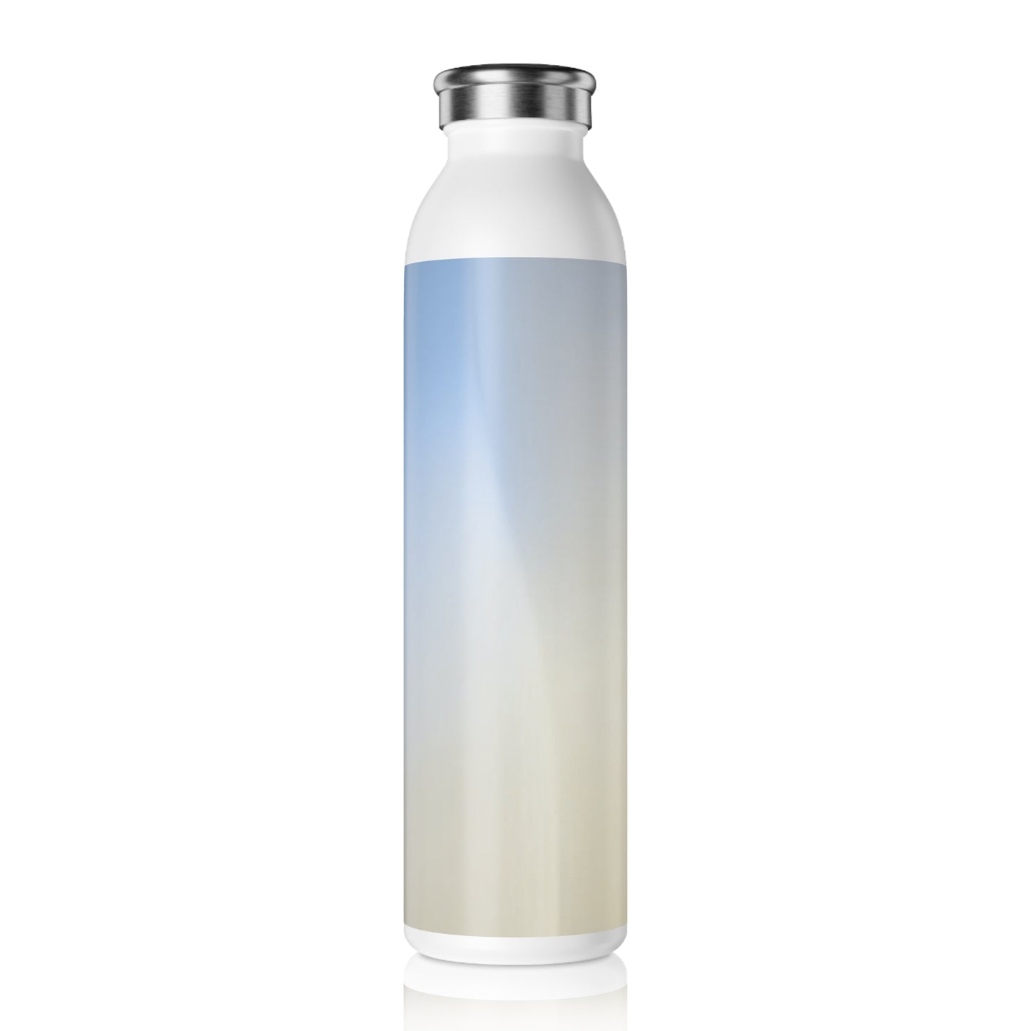 Cobalt Fade Slim Water Bottle, 20 oz White