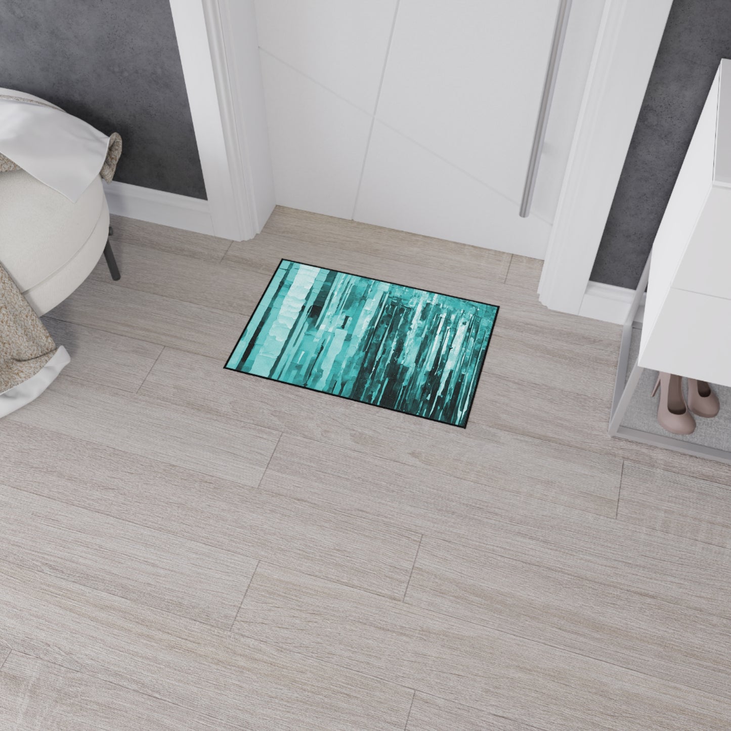 Striped Tif 18" x 27" Heavy Duty Floor Mat