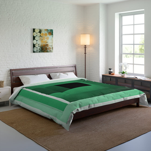 Mint Shadow 104" × 88" Comforter