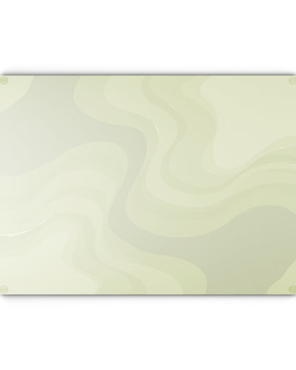 Lemon Wavey Glass Cutting Board, 11" x 15"