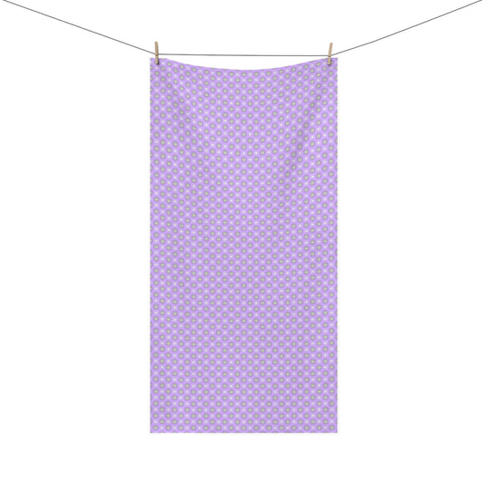 Lavender Star-crossed Bodies Mink-Cotton Towel (50% polyester, 50% cotton),  30" x 60"
