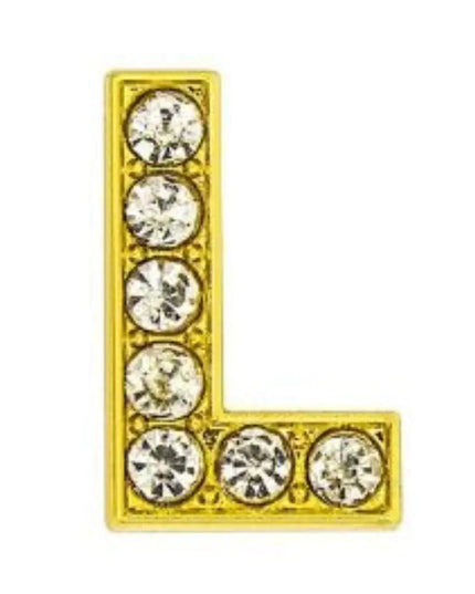 Pavé Letters -Gold Charms