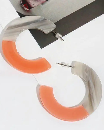 Chance Earrings -Coral