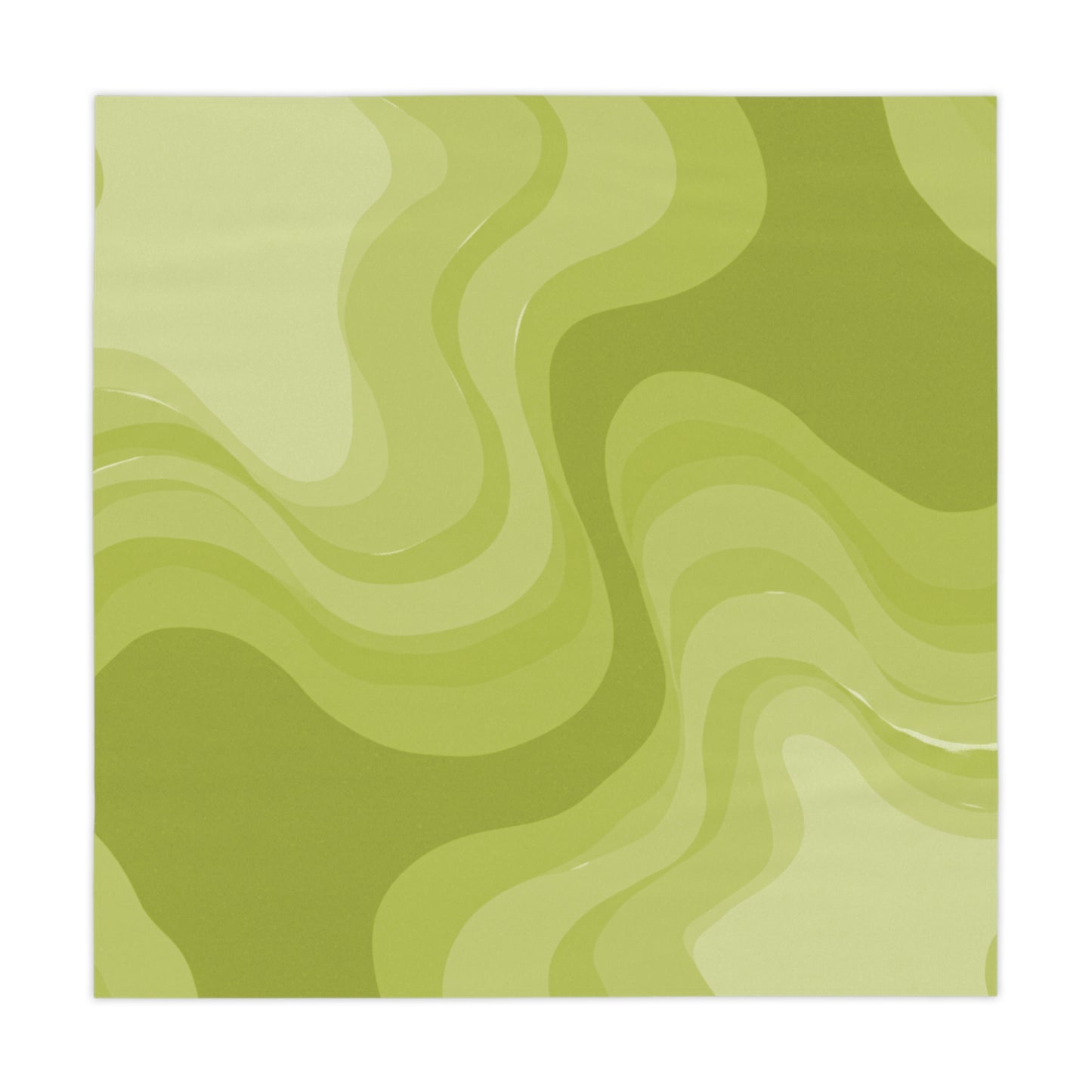 Lemon Wavey Tablecloth, 55" x 55"