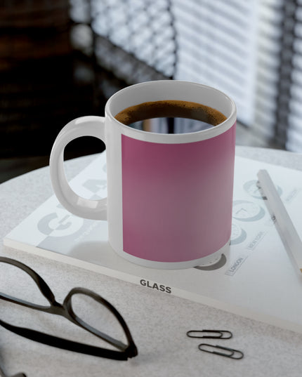 Pink Blush Fade 20 oz White Glossy Jumbo Mug