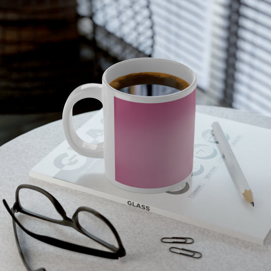 Pink Blush Fade 20 oz White Glossy Jumbo Mug