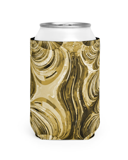 Uzi Spiral Light Brown 12 oz Can Cooler Sleeve