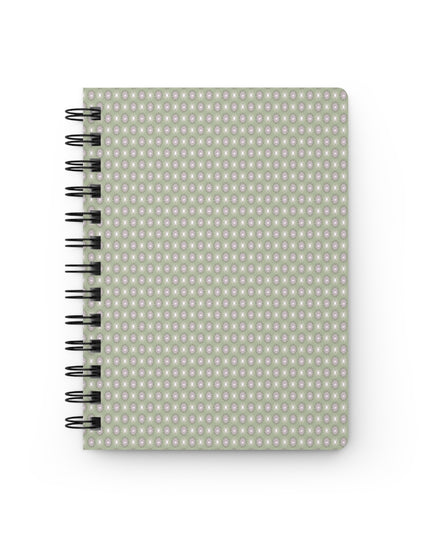 Olive Star-crossed Bodies Spiral Bound Journal, 5" x 7" 150 pages