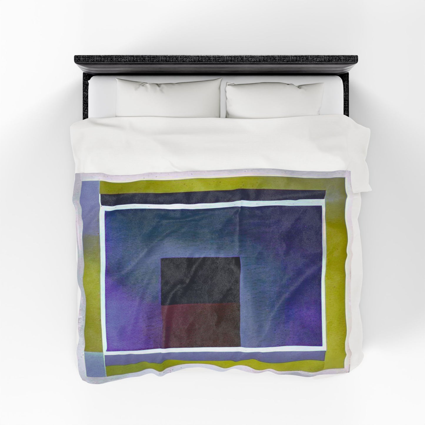 Zeta Shadow Velveteen Plush Blanket, 60" x 80"
