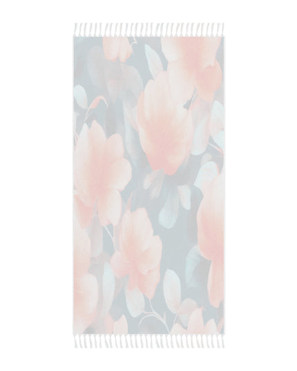 Orange Blossom Floral Bunch 38" × 81" Boho Beach Cloth