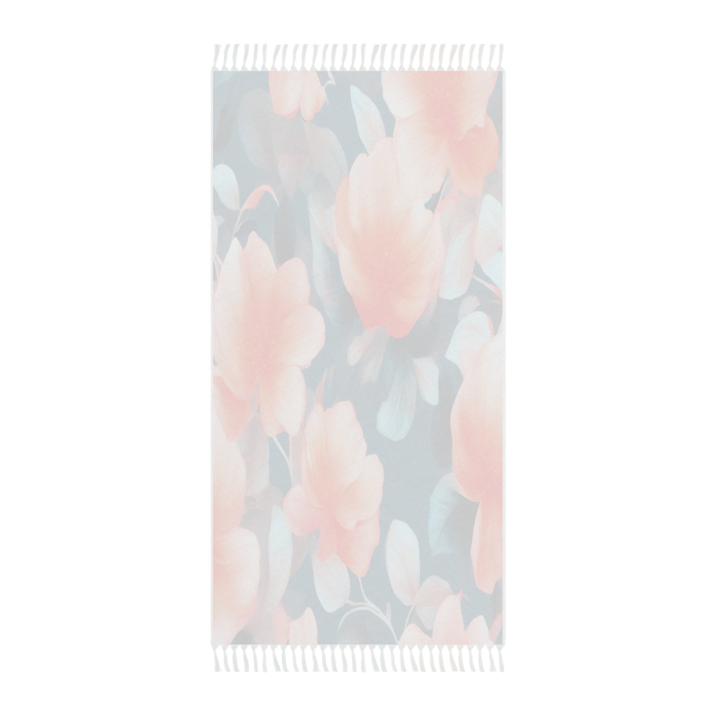 Orange Blossom Floral Bunch 38" × 81" Boho Beach Cloth