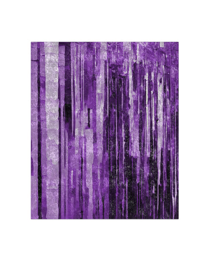 Striped Powder Lavender 50" x 60" Crushed Velvet Blanket
