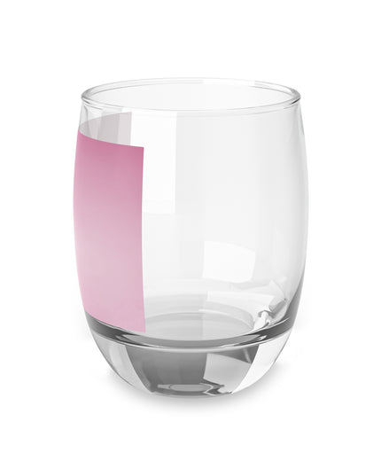 Pink Blush Fade Whiskey Glass, 6 oz