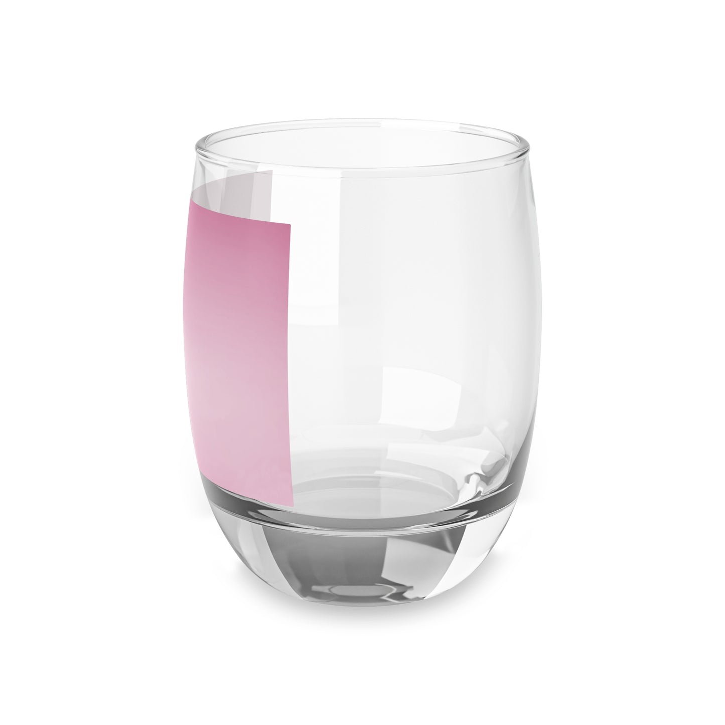 Pink Blush Fade Whiskey Glass, 6 oz