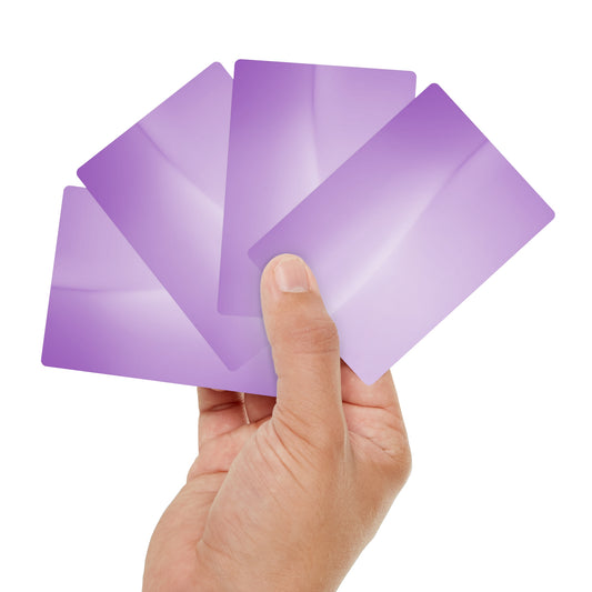 Soft Lavender Fade Poker Cards