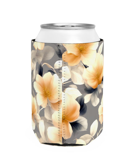 Soft Blossom Floral Bunch 12 oz Can Cooler Sleeve