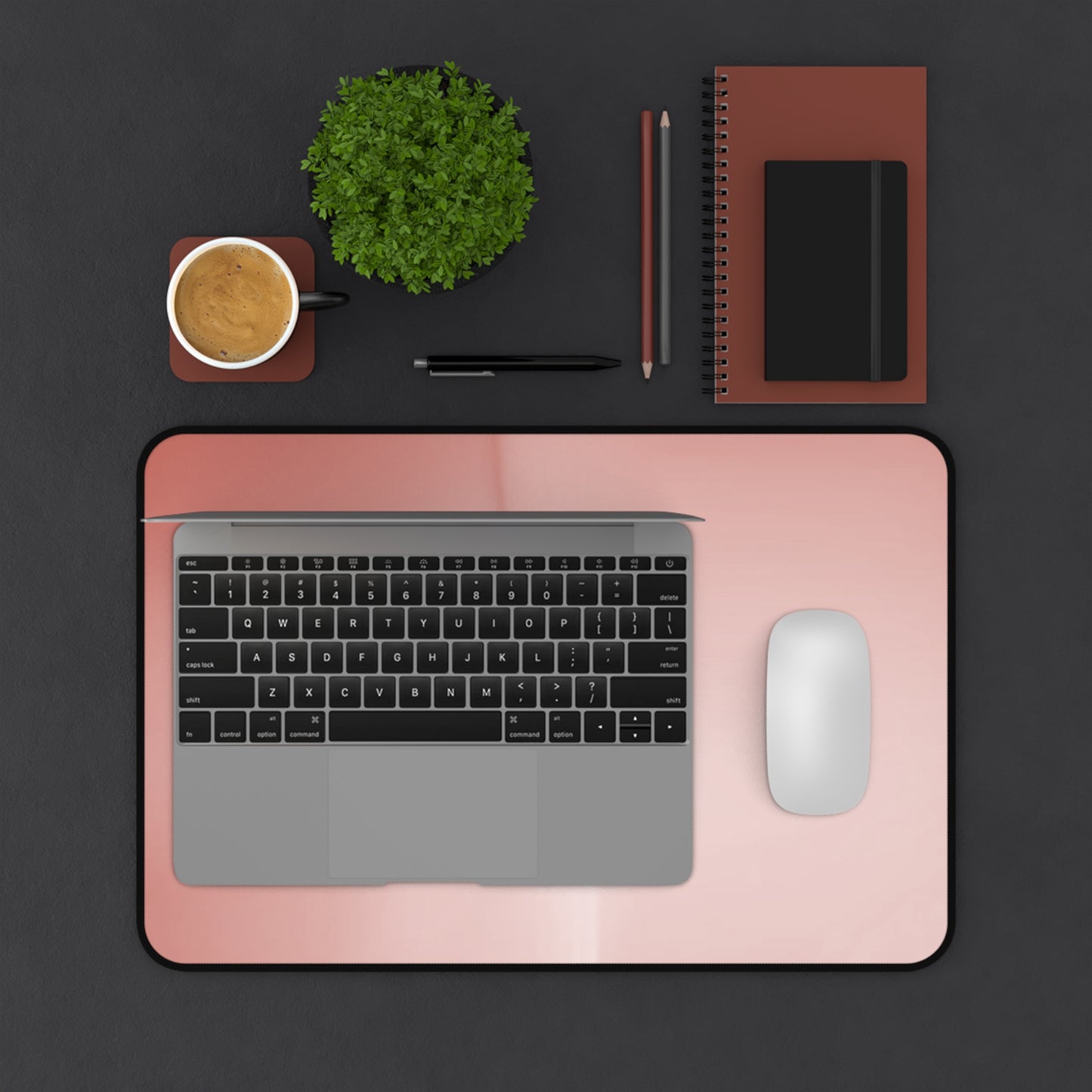 Rose Red Fade 12" x 18" Desk Mat