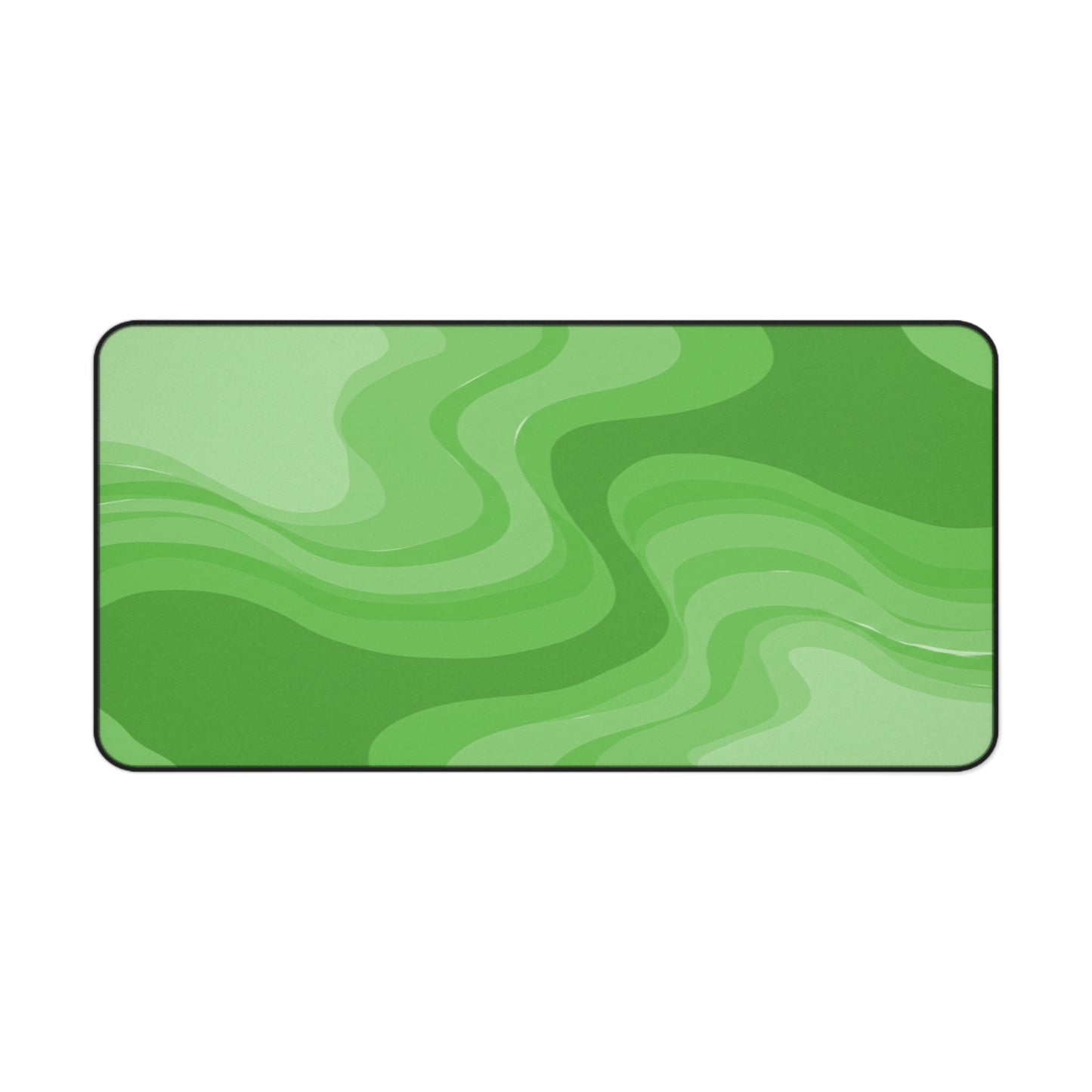 Greenie Meanie Wavey 16" x 32" Desk Mat