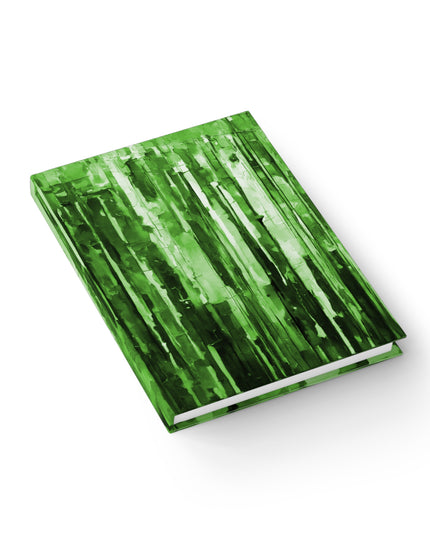 Striped Mint Pastel 5" x 7" Journal - 128 Ruled Line pages