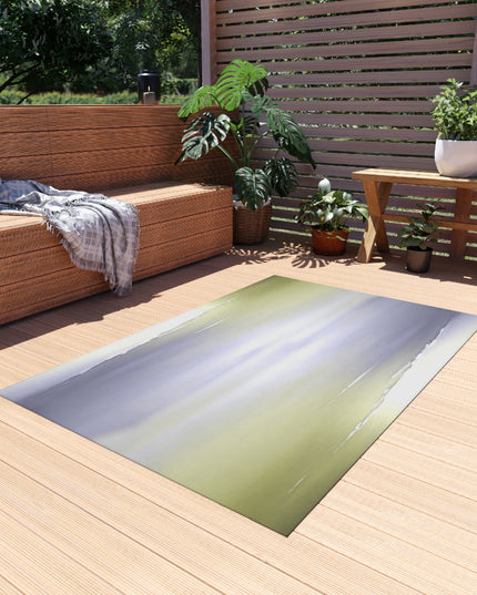 Lavender Sea Golden Fog 48" x 72" Outdoor Rug