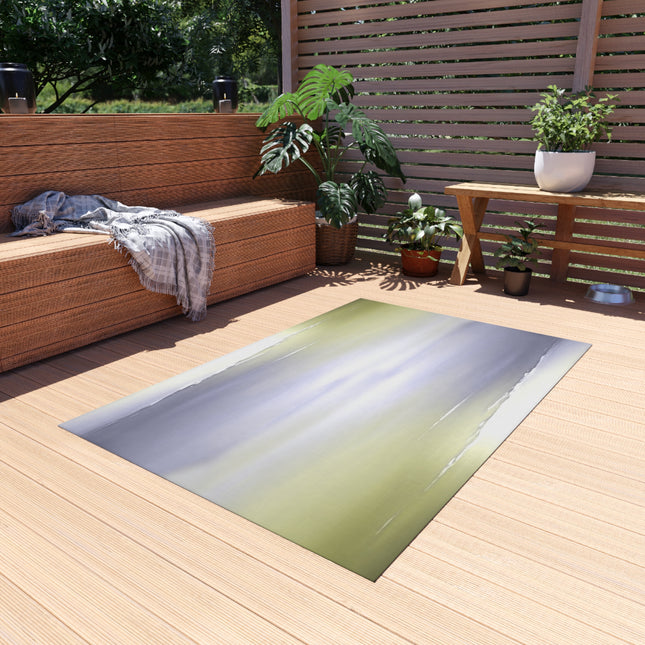 Lavender Sea Golden Fog 48" x 72" Outdoor Rug