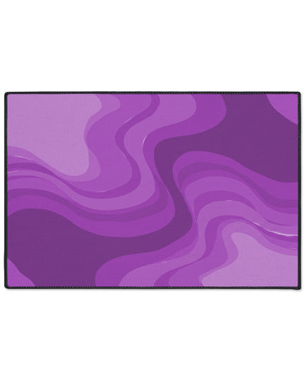 Wavey Purple Wavey 24" x 36" Heavy Duty Floor Mat