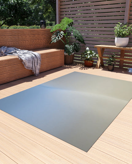 Cobalt Fade Outdoor Rug, 60" x 84"