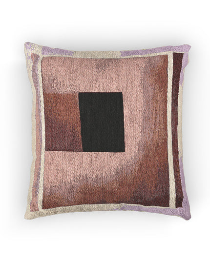 Red Shadow Woven Pillow, 17" x 18"