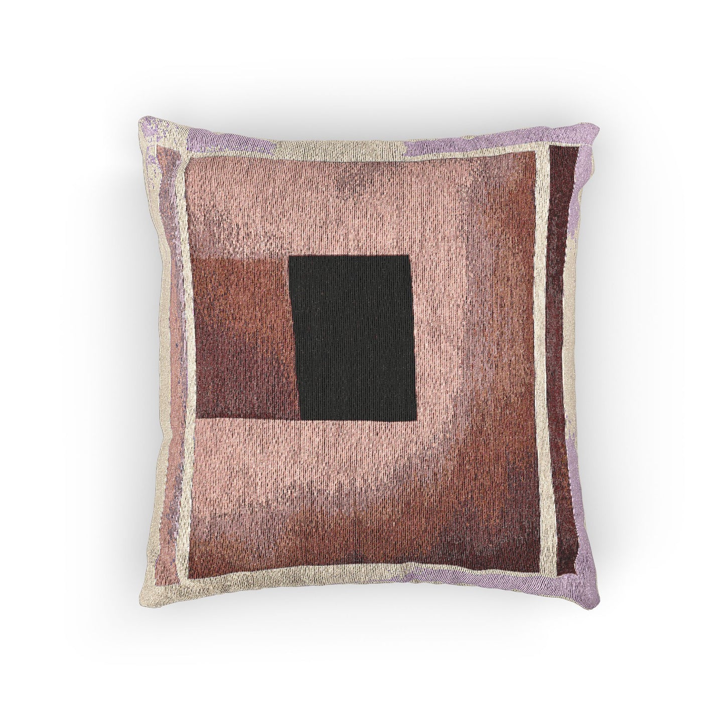 Red Shadow Woven Pillow, 17" x 18"