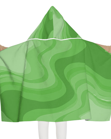 Greenie Meanie Wavey Youth Hooded Towel, 24" x 48"