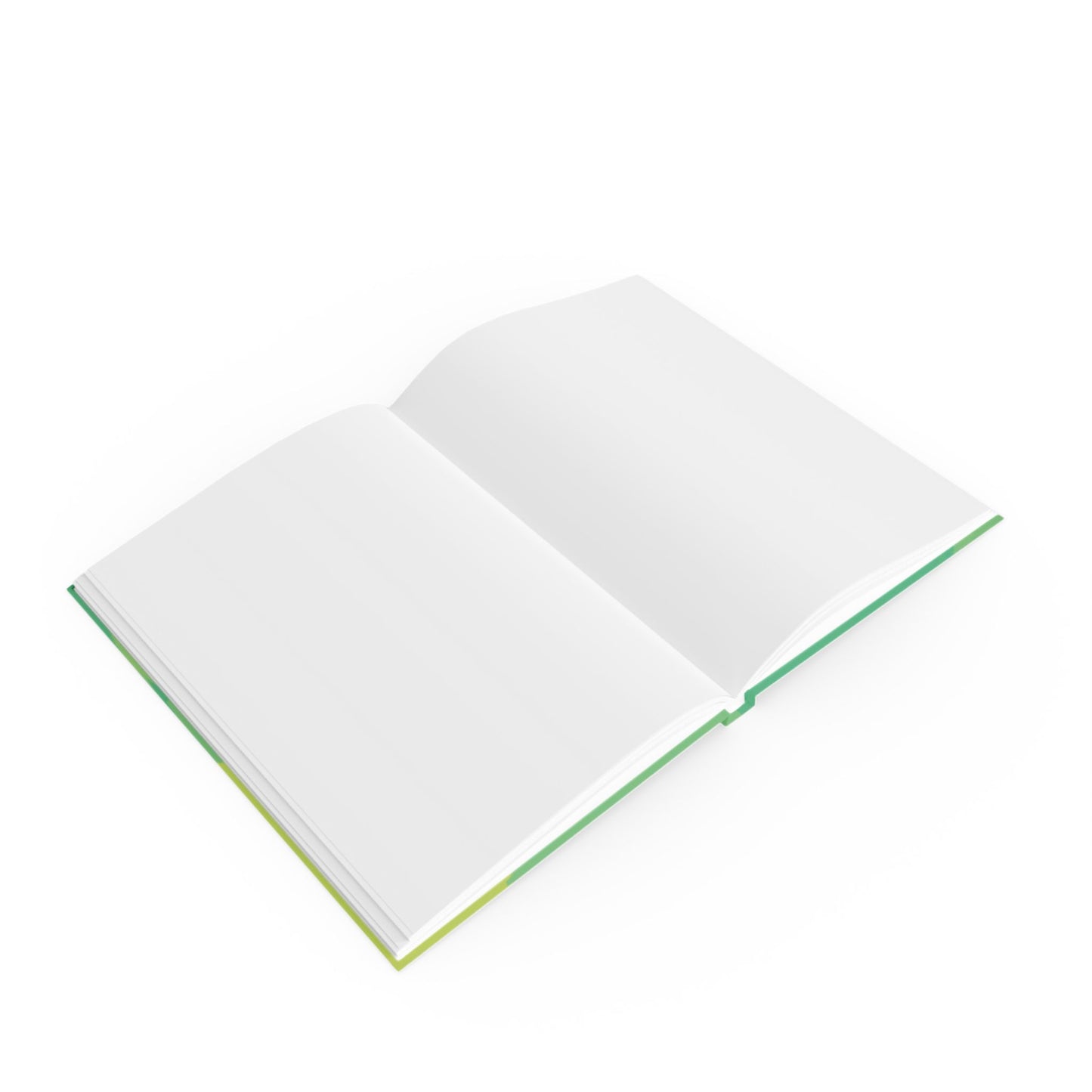 Pastel Green Patches 5.2" x 7.4" Hard Backed Journal with 128 blank pages