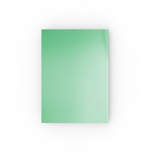 Mint Fade 5.2" x 7.4" Hard Backed Journal with 128 blank pages