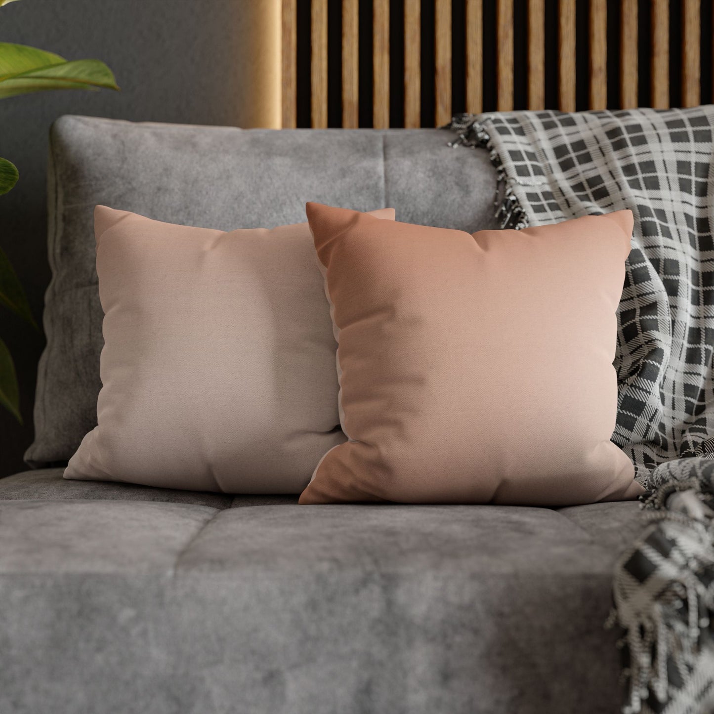 Soft Fade Spun Polyester Square Pillowcase, 14" x 14"