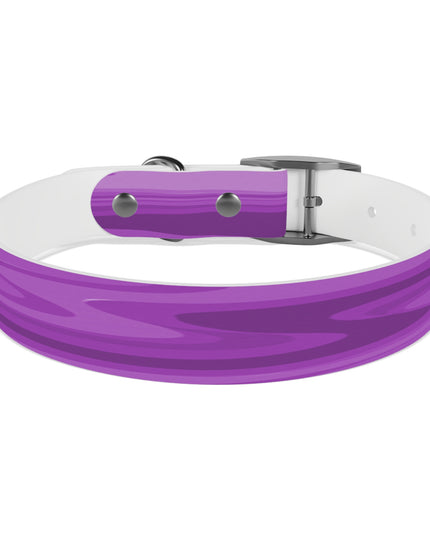 Wavey Purple Wavey Medium Dog Collar