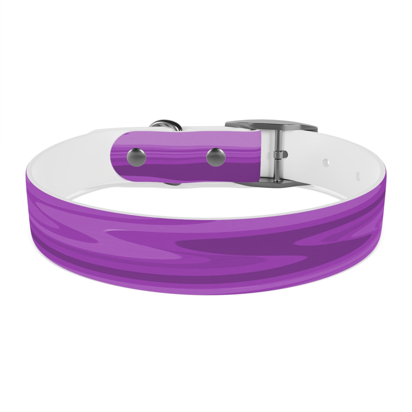 Wavey Purple Wavey Medium Dog Collar