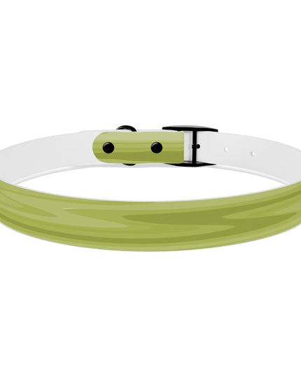 Lemon Wavey Extra Large Dog Collar