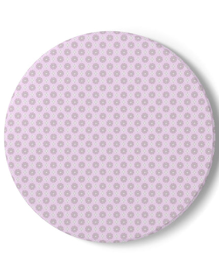 Pink Mornings Star-crossed Bodies Round Ceramic Coaster, 4" x 4"