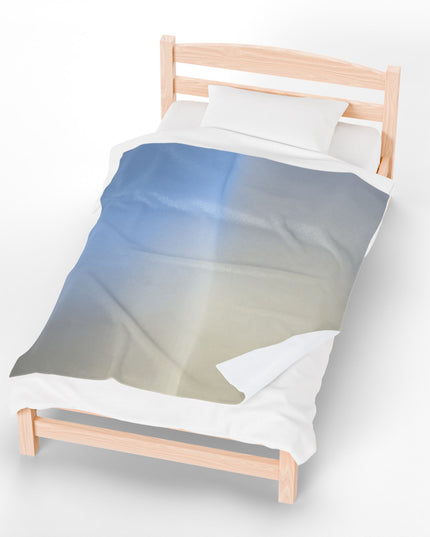 Cobalt Fade Velveteen Plush Blanket, 50" x 60"