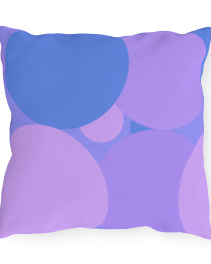 Pastel Purple Family Patches 16" x 16" Outdoor Pillow