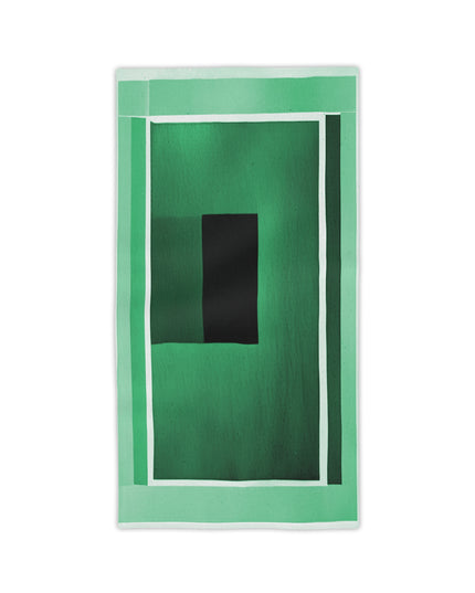 Mint Green Shadow Beach Towel, 24" x 44"