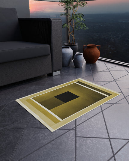 Tan Shadow Outdoor Rug, 24" x 36"