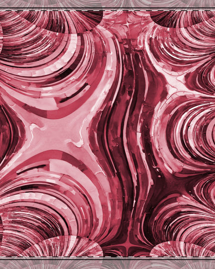 Uzi Spiral Ruby 22" x 22" Cotton Twill Napkin