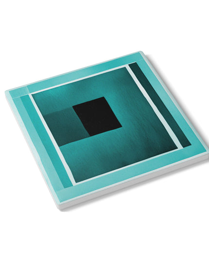 Tif Shadow 4" x 4" Square Ceramic Coaster